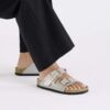 Arizona Big Buckle Natural Leather Patent