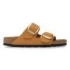 Arizona Big Buckle Nubuck Leather Burnt Orange