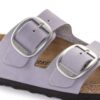 Arizona Big Buckle Nubuck Leather Purple Fog