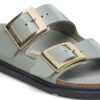 Arizona Droplet Buckle Natural Leather Patent
