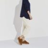 Bend Low Suede Leather Mink
