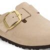 Boston Big Buckle Nubuk Leather