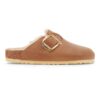 Boston Big Buckle Shearling Natural Leather Oiled