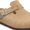 Boston Suede Embossed Dotted New Beige