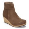 Ebba Suede Leather Dark Tea