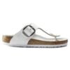 Gizeh Big Buckle Natural Leather
