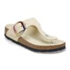 Gizeh Big Buckle Natural Leather Nubuck