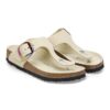 Gizeh Big Buckle Natural Leather Nubuck