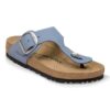 Gizeh Big Buckle Nubuk Leather