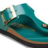 Gizeh Droplet Buckle Natural Leather Patent