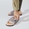 Kyoto Shearling Suede Leather-Shearling Stone Coin