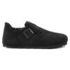 London Shearling Suede Leather