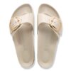 Madrid Big Buckle Natural Leather Patent