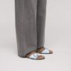 Madrid Big Buckle Natural Leather Patent