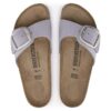 Madrid Big Buckle Nubuck Leather Purple Fog