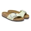 Madrid Big Buckle Nubuk Leather