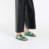 Milano Big Buckle Natural Leather Patent