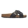 Siena Flower Embellishment Natural Leather